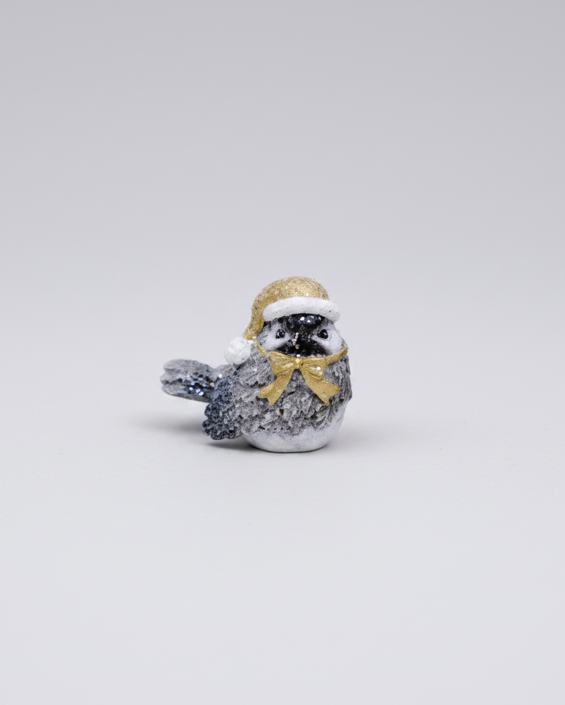 Winter Chickadee with Gold Hat