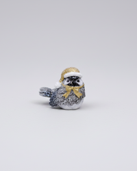 Winter Chickadee with Gold Hat