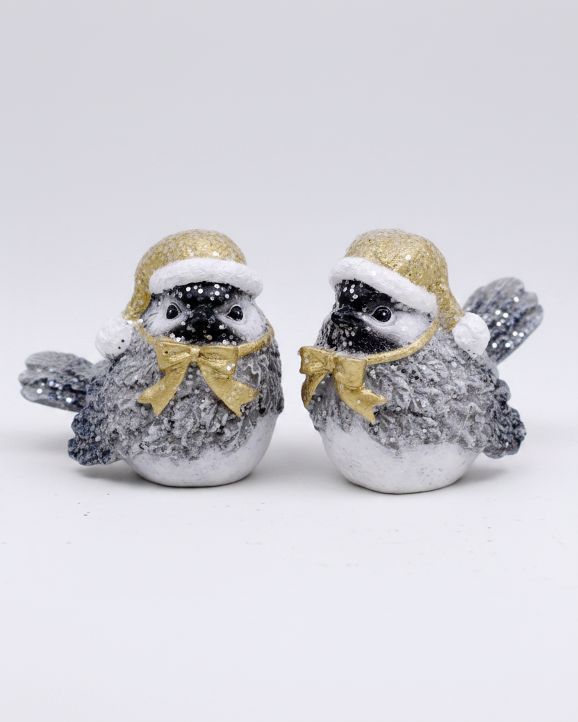 Winter Chickadee with Gold Hat