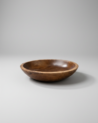 Dark Wood Bowl 12"