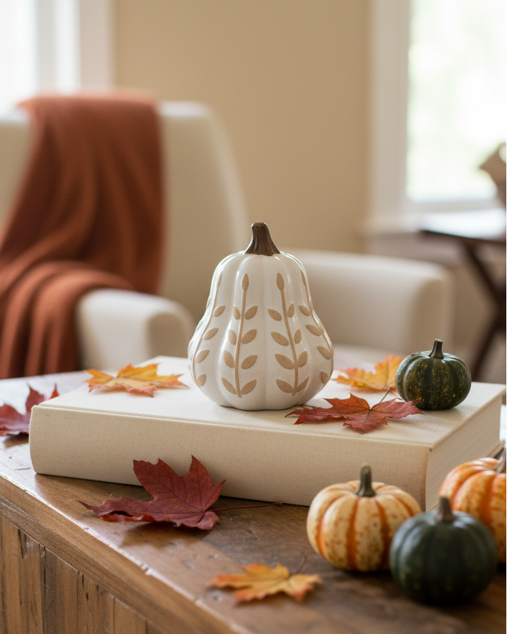 Dolomite Neutral Patterned Pumpkin