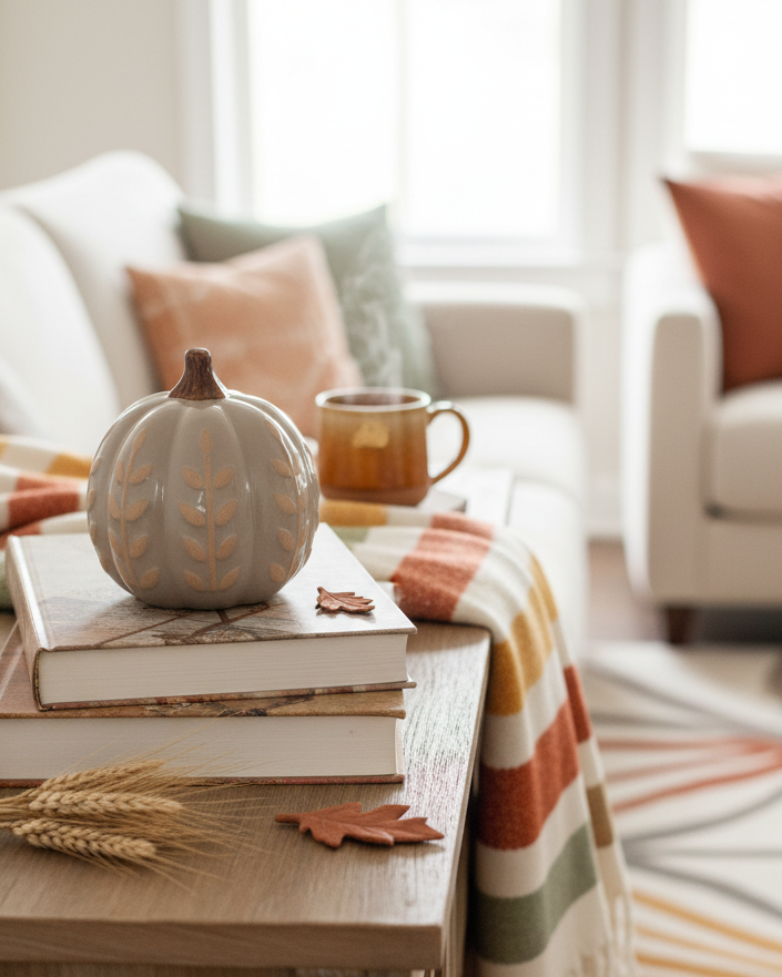 Dolomite Neutral Patterned Pumpkin
