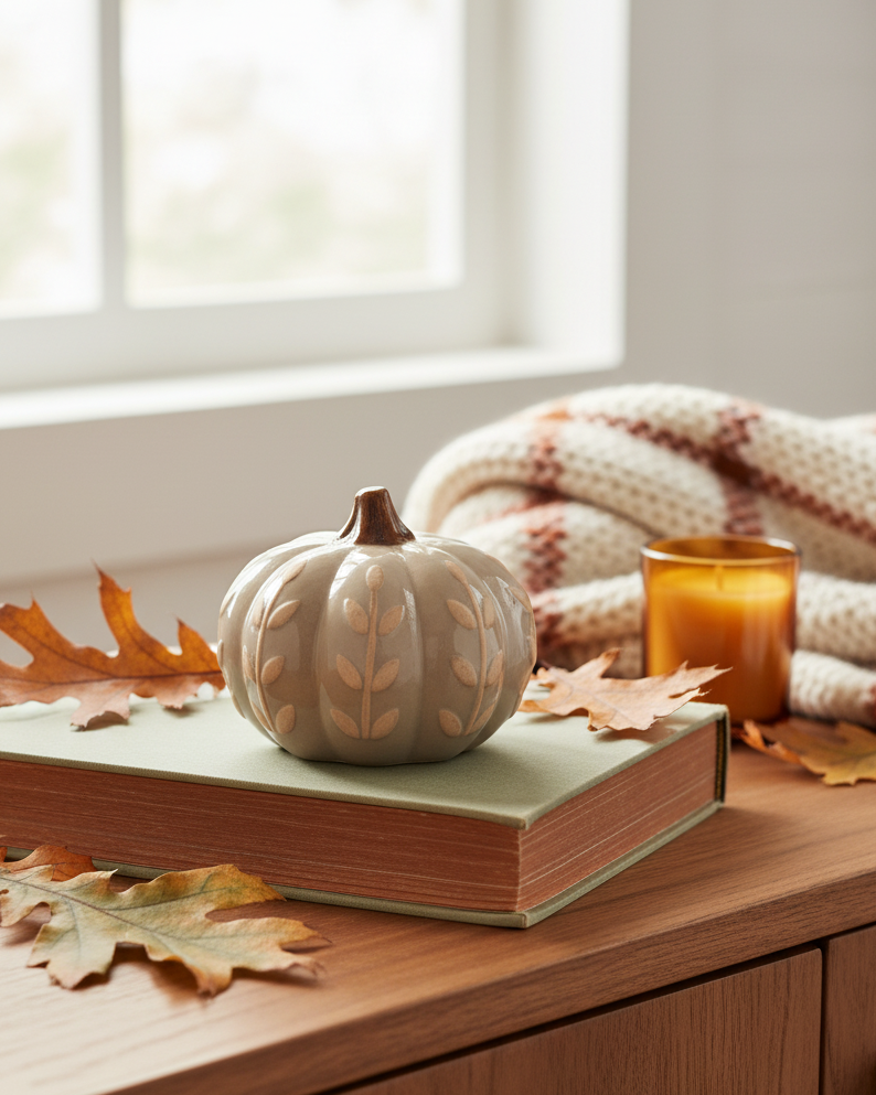 Dolomite Neutral Patterned Pumpkin
