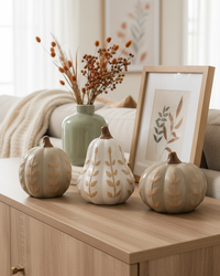 Dolomite Neutral Patterned Pumpkin