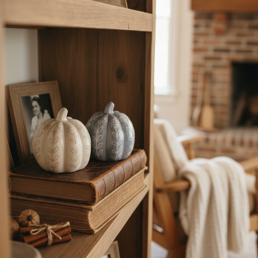 Mini Dolomite Fall Folk Pumpkin