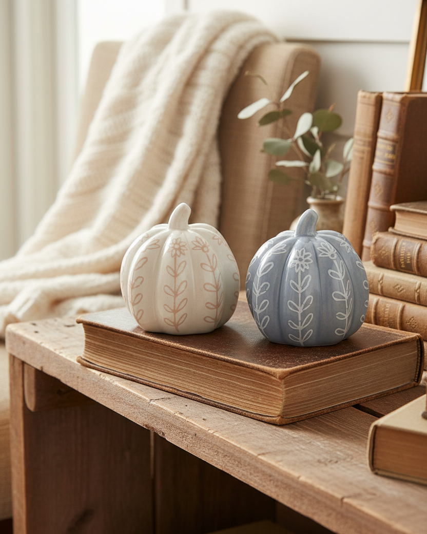 Mini Dolomite Fall Folk Pumpkin