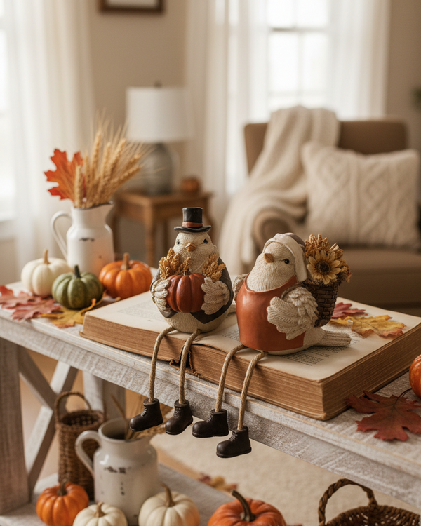 Harvest Bird Shelf Sitter