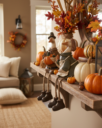 Pilgrim Harvest Goose Shelf Sitter