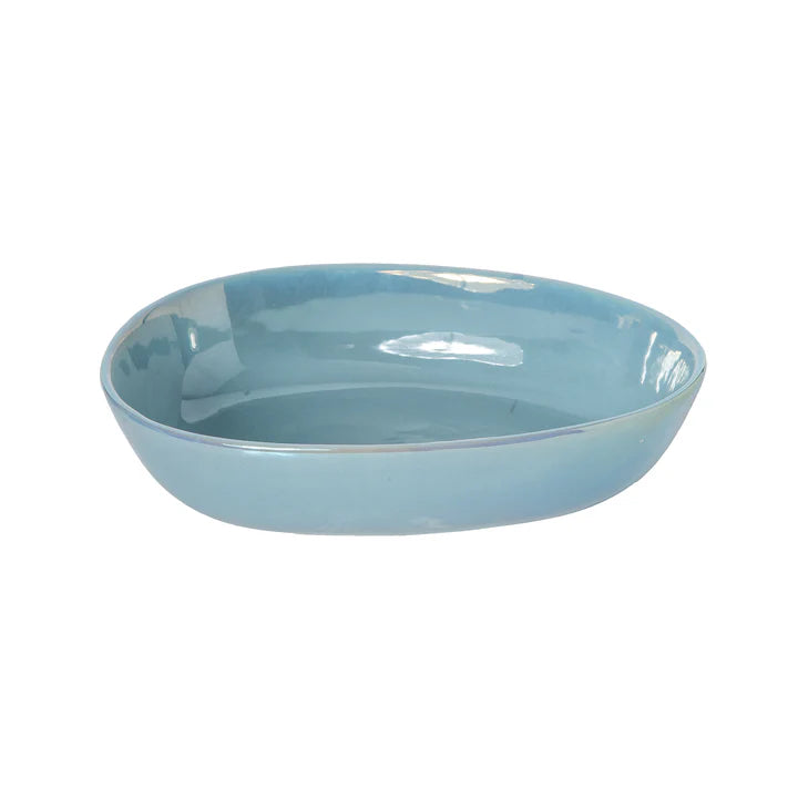 Iridescent Blue Dolomite Egg Bowl