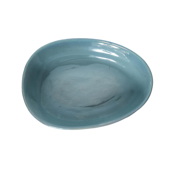 Iridescent Blue Dolomite Egg Bowl