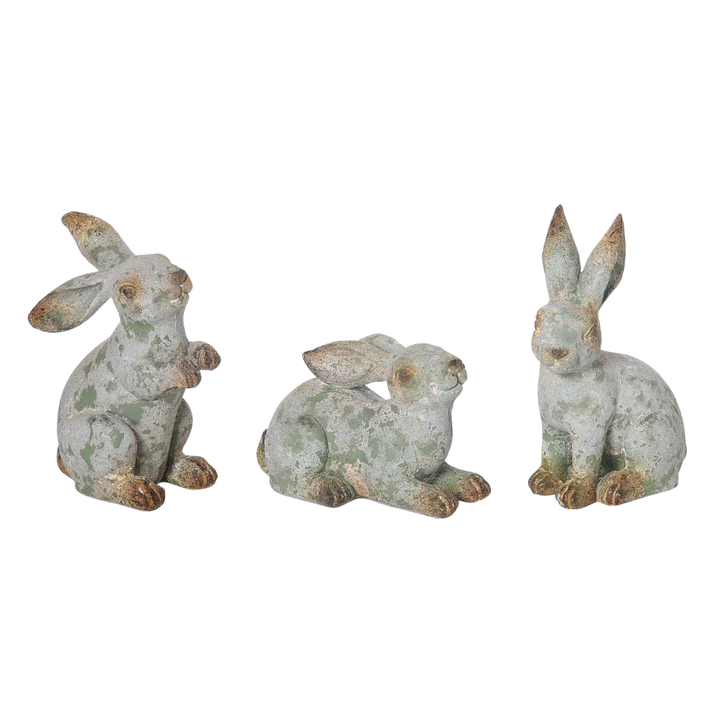 Rustic Rabbit Figurine