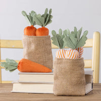 Fabric Spring Carrot in Bag