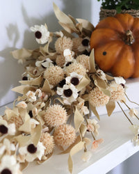 Tan Allium and Blooms Greenery Collection