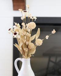 Tan Allium and Blooms Greenery Collection