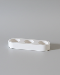 Tealight Holder Trio White