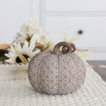 Antique Textured Neutral Resin Pumpkin