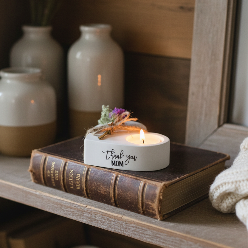 Thank You Mom Tealight Holder