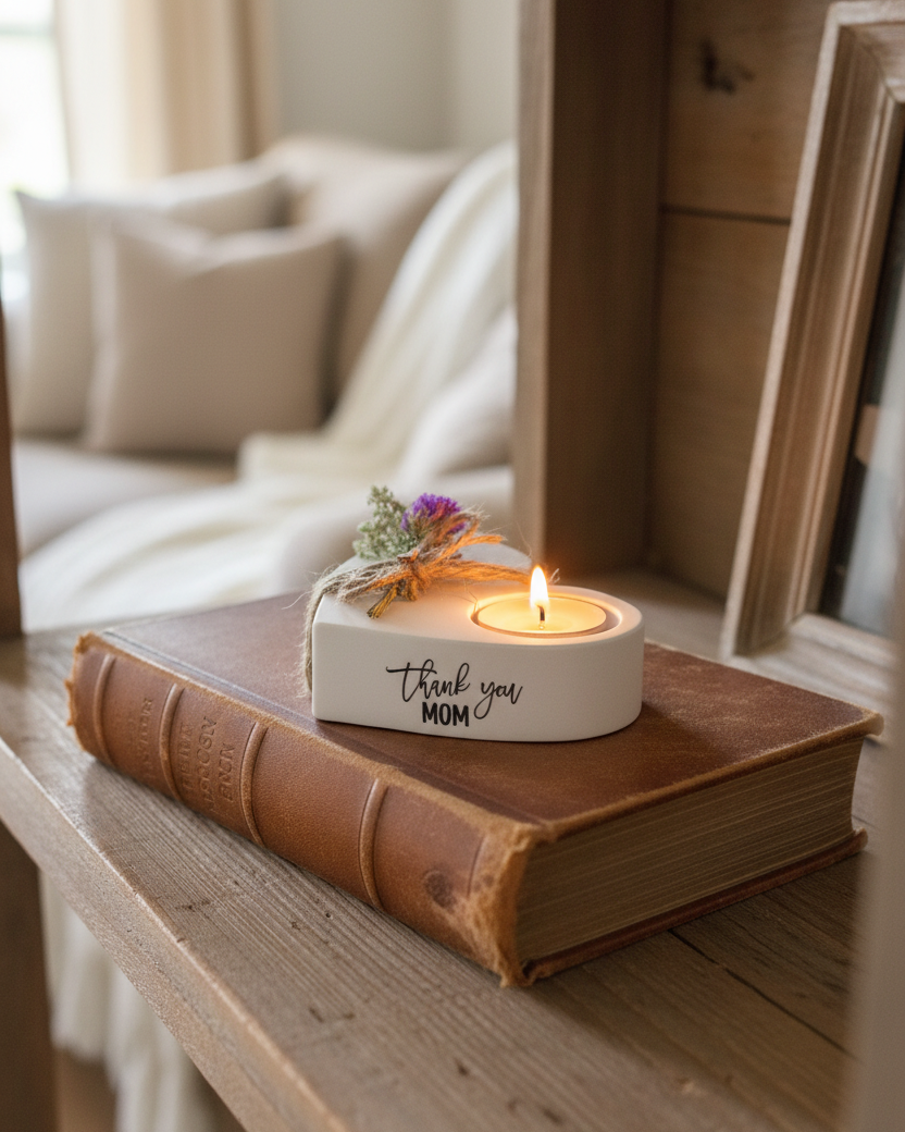 Thank You Mom Tealight Holder