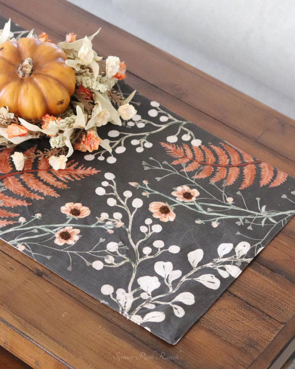 Timeless Flower and Fern Textile Collection