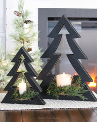 Black Wood Tree Cutout