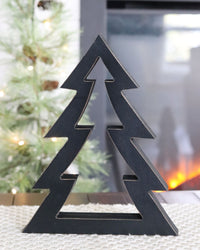 Black Wood Tree Cutout
