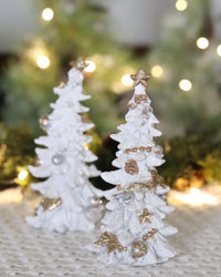 Elegant Holiday Tree Figurine