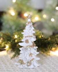 Elegant Holiday Tree Figurine