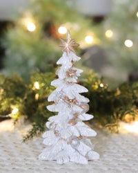 Elegant Holiday Tree Figurine