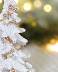 Elegant Holiday Tree Figurine