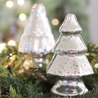 Mini Silver Mercury Glass Christmas Tree