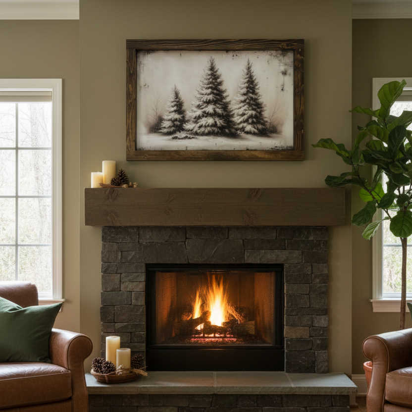 Trio of Stillness Canvas Print