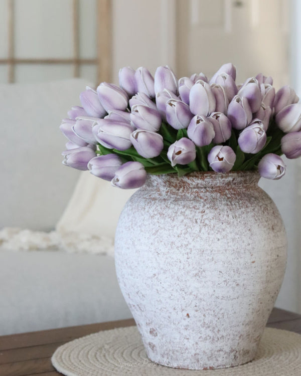 Tulip Light Purple Real Touch Bundle 13"