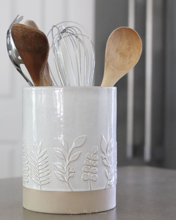 Botanical Utensil Holder