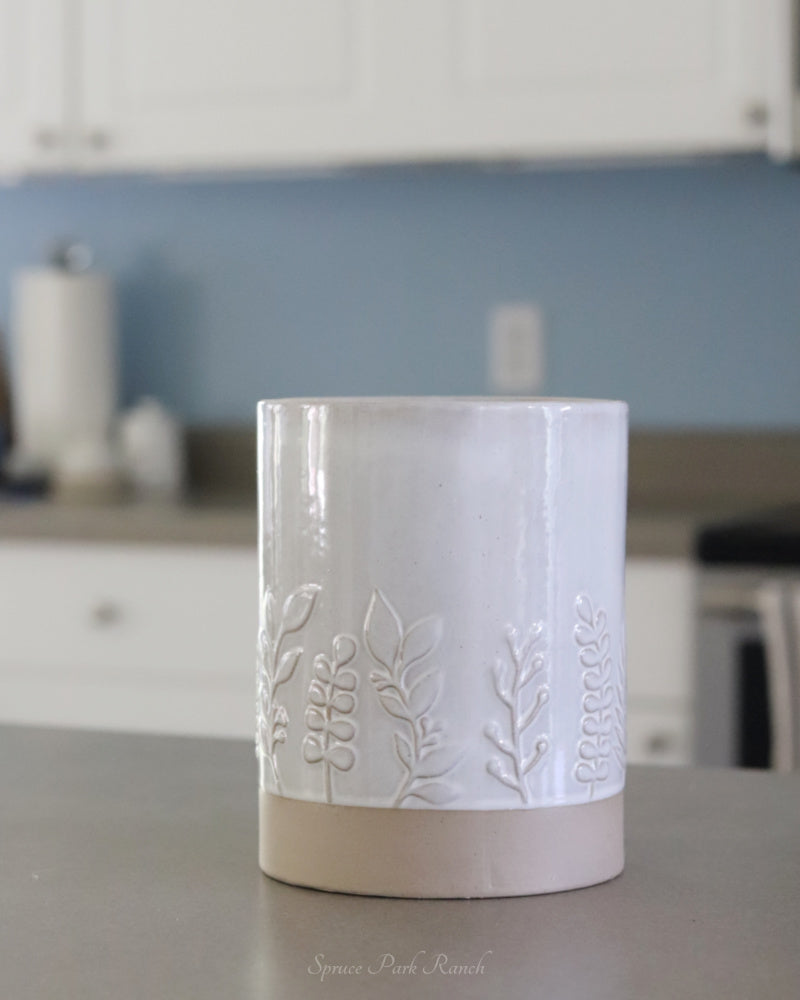 Botanical Utensil Holder