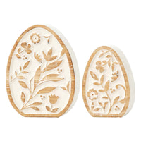 Engraved Floral Egg