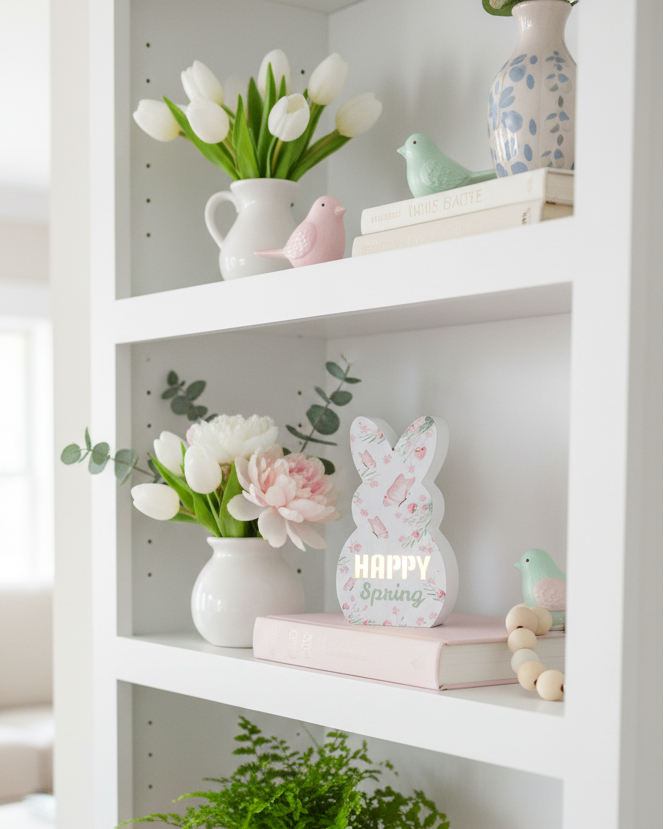 Light Up Bunny Cutout Block