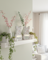 Light Up Bunny Cutout Block