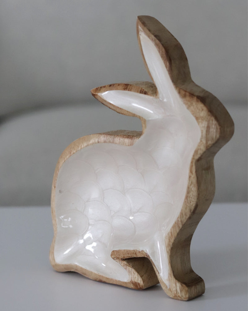 Enamel Bunny Tray