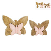 Layered Butterfly Wood Block Set