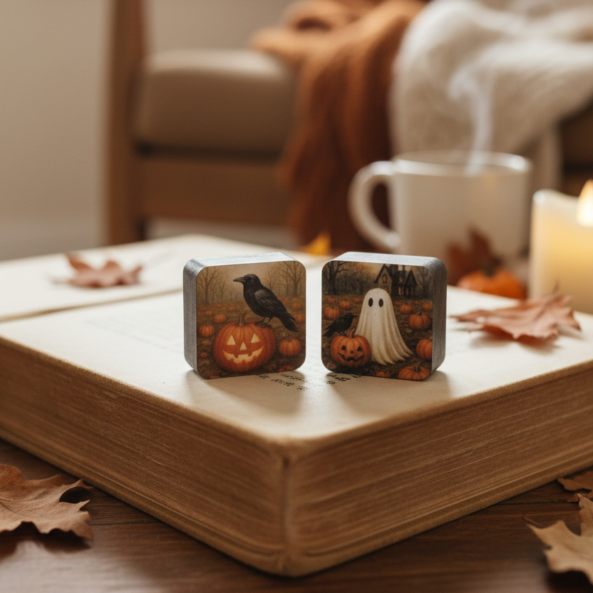 Haunted Forest Mini Square Block