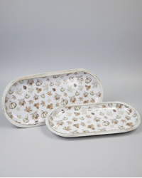 Rooted in Nature Oval Wood Tray