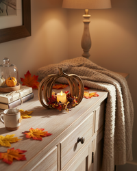 Mango Wood Pumpkin Cutout