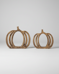 Mango Wood Pumpkin Cutout