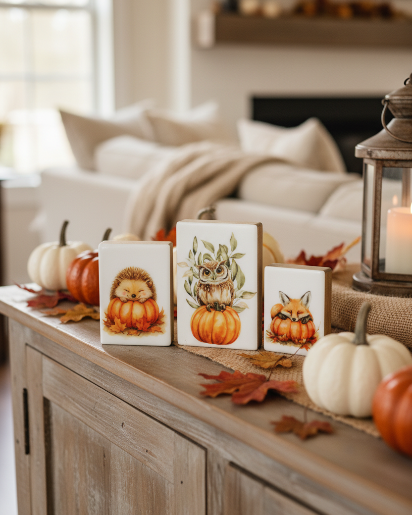 Pumpkin Creature Block