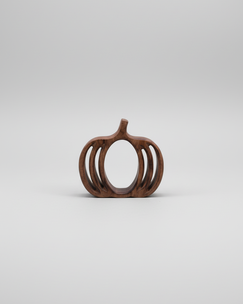 Mango Wood Pumpkin Cutout