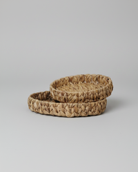 Round Water Hyacinth Tray
