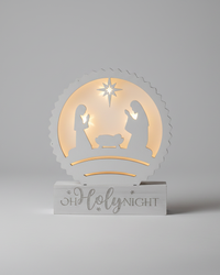 Holy Night Light Up Nativity