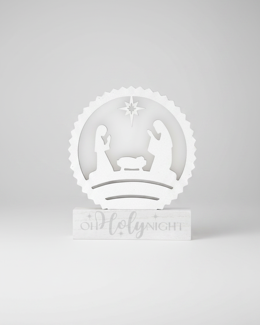 Holy Night Light Up Nativity