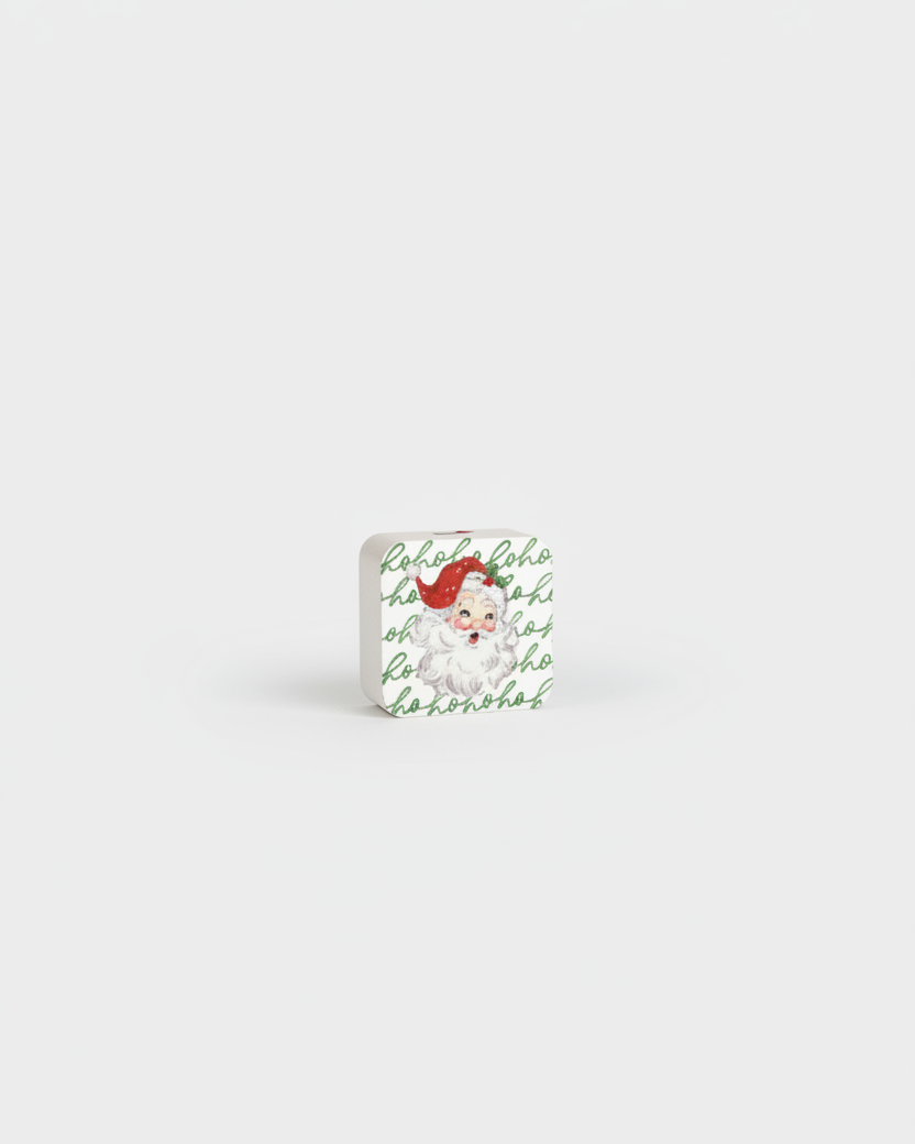 Ho Ho Ho Santa Mini Block