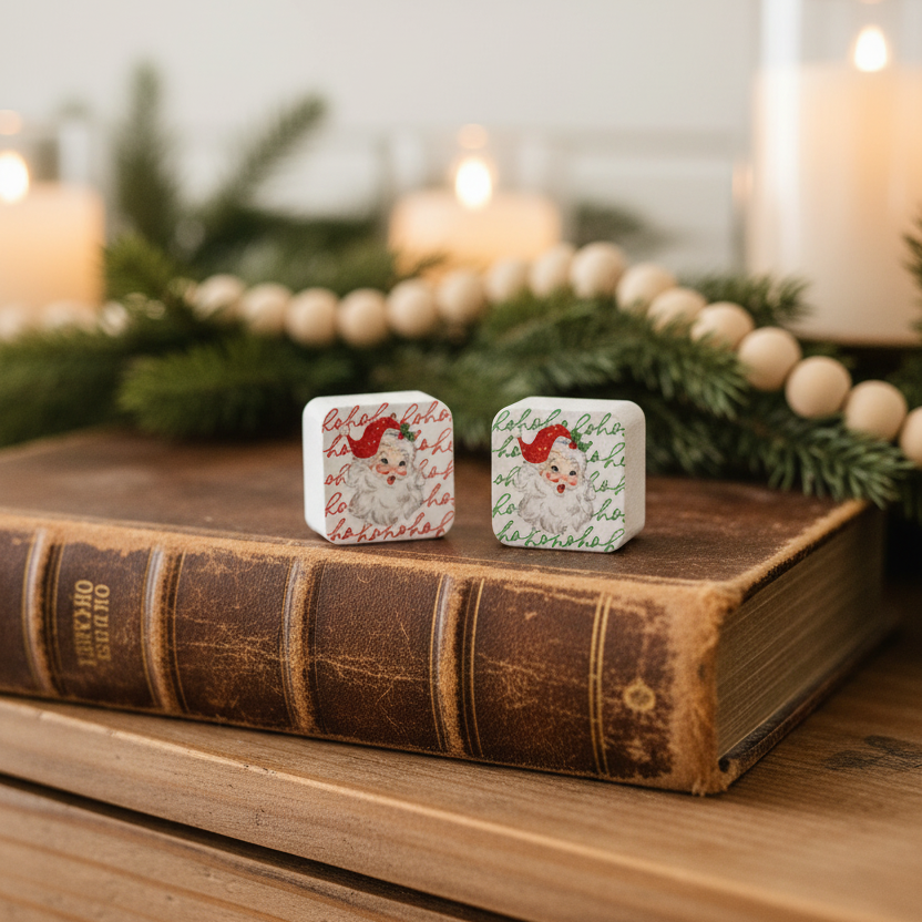 Ho Ho Ho Santa Mini Block